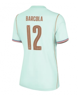 Billige Fotballdrakt Frankrike Bradley Barcola #12 Replika Bortedrakt Dame VM 2026 Kortermet Billige Fotballdrakt Frankrike Bradley Barcola #12 Replika Bortedrakt Dame VM 2026 Kortermet